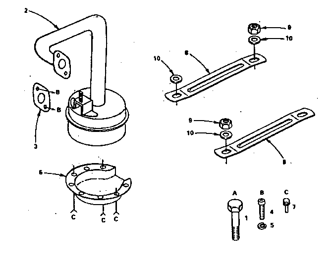 Muffler kit 109382x