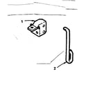 Craftsman 917255726 mower lift bracket and lift link replacement kit diagram