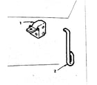 Craftsman 917255810 (1987) mower lift bracket and lift link replacement kit 110095x diagram