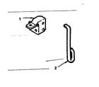 Craftsman 917255813 (1987) mower lift bracket and lift link replacement kit 110095x diagram