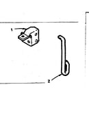 Mower lift bracket and lift link replacement kit 110095x