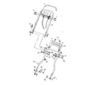Craftsman 536375750 handle assembly diagram