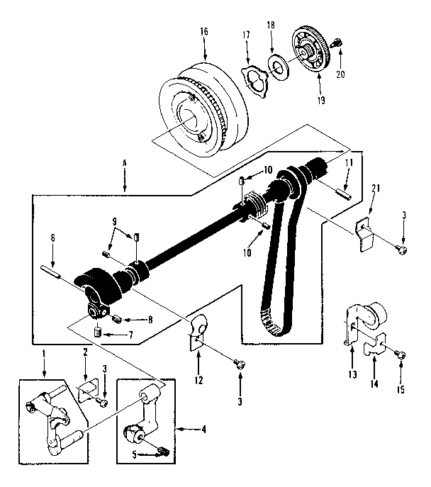 Take up lever assembly
