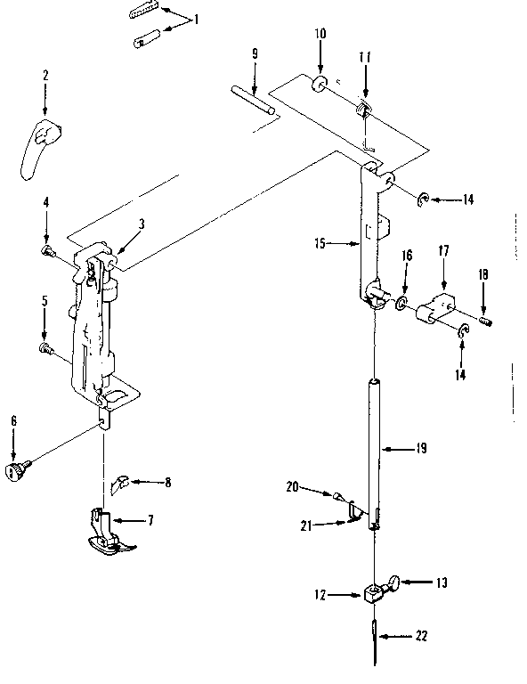 Presser bar assembly