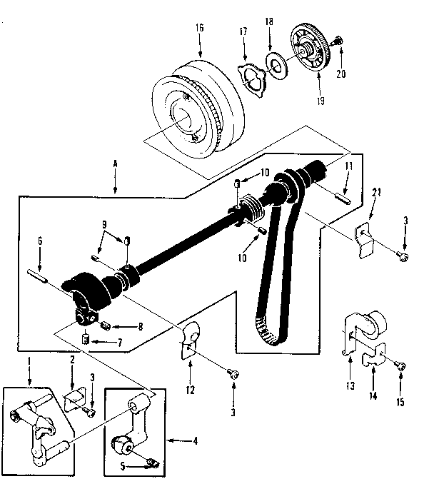 Take up lever assembly