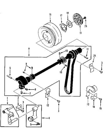 Take up lever assembly