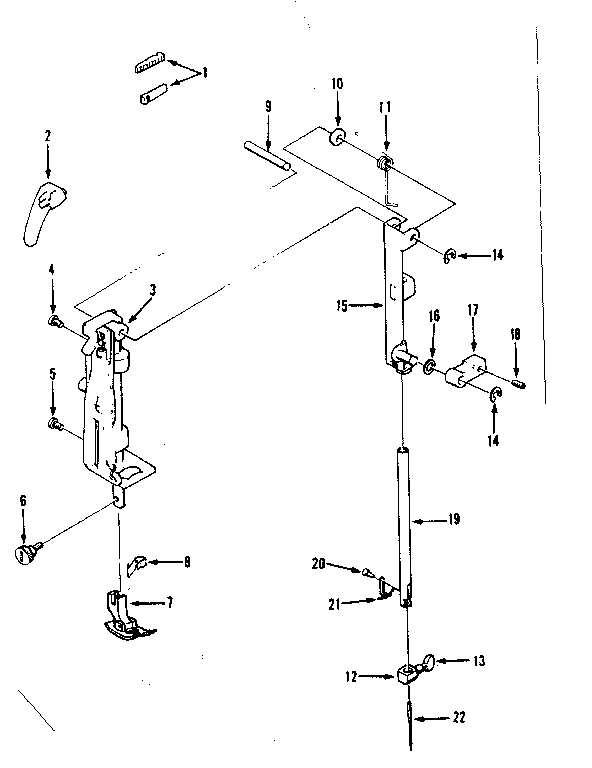 Presser bar assembly