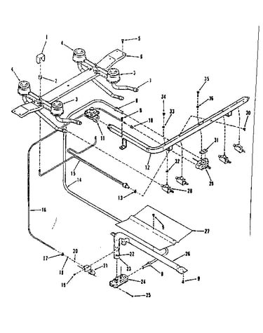 Burner section