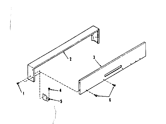 Backguard section