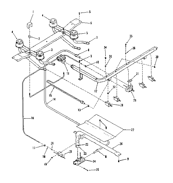 Burner section