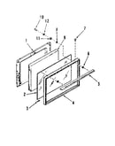 Oven door section for model number 911.7148710