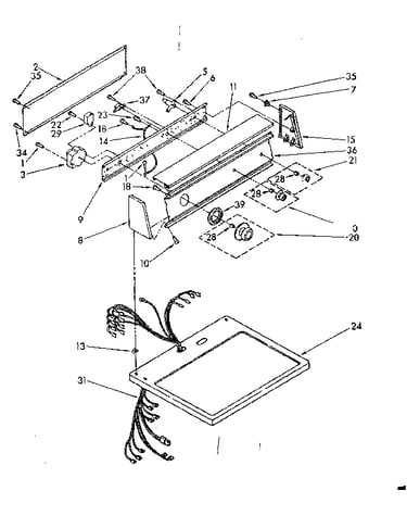 Top and console parts