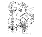 Kenmore 1162635580 vacuum cleaner parts diagram
