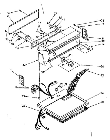 Top and console parts