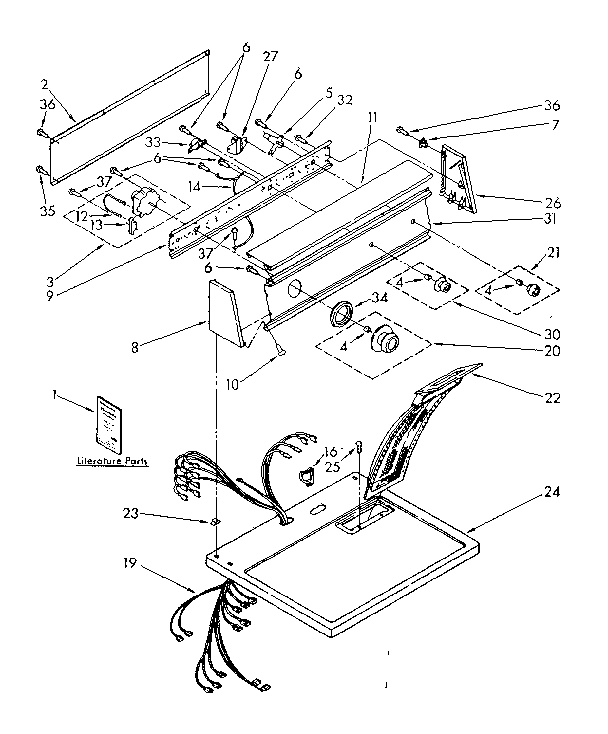Top and console parts