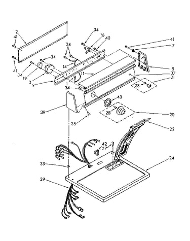 Top and console parts