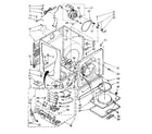 Kenmore 11087467100 cabinet parts diagram