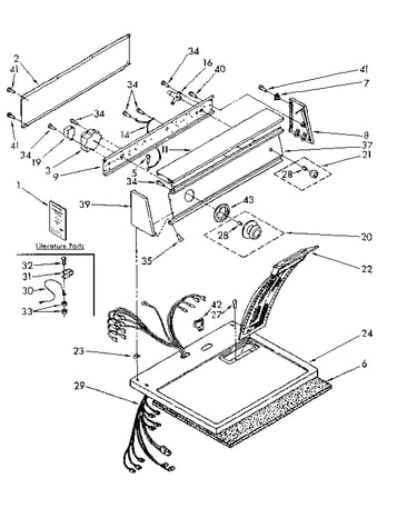 Top and console parts
