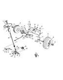 Steering, front axle and wheels