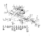 Craftsman 917S252645 power & mechanical controls group diagram