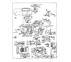 Briggs & Stratton 253700 TO 253799 (0213-01 - 0213-01 cylinder assembly diagram