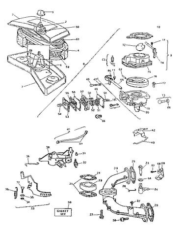 Air cleaner and carburetor