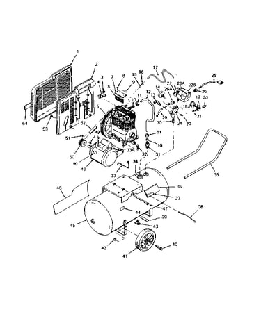 Air compressor diagram
