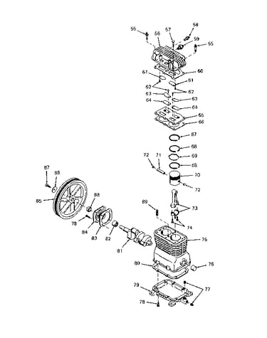 Compressor pump diagram