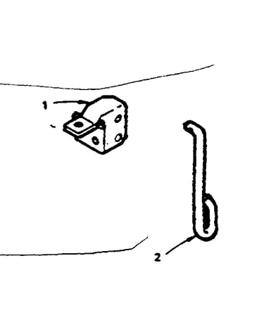 Mower lift bracket and lift link replacement kit 110095x
