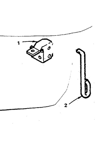 Mower lift bracket and lift link replacement kit 110095x