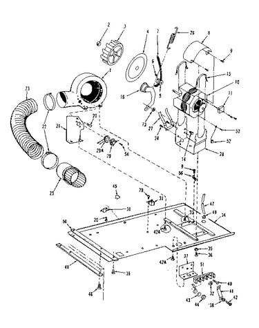 Dryer motor, blower, belt