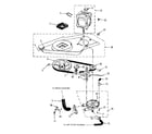 Kenmore 41789690710 washer drive system, pump diagram