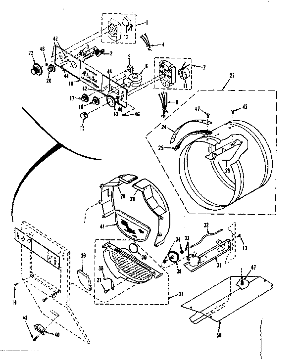 CONSOLE CONTROLS, DRUM