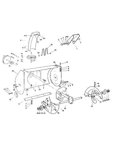 Auger housing assembly