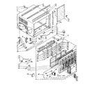 Kenmore 1068751490 cabinet parts diagram