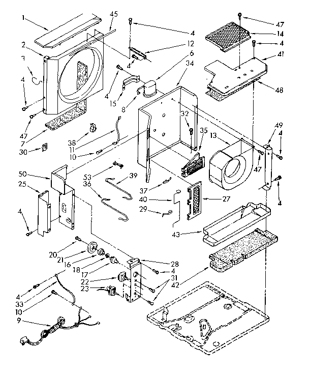 Air flow and control parts