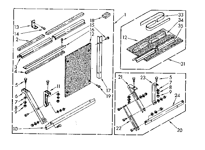Accessory kit parts