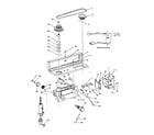 Craftsman 113213840 motor and pulley assembly with guard diagram