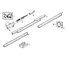 Craftsman 13953609 rail assembly parts diagram