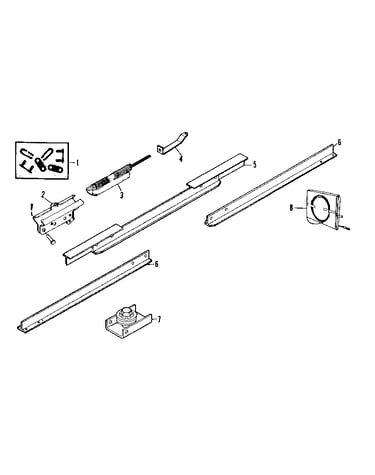 Rail assembly parts