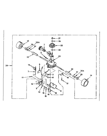 Wheel and axel assembly