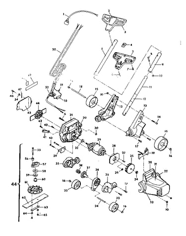 Drive shaft and head assembly