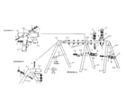 Sears 512720661 a-frame assembly diagram