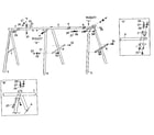 Sears 72233 a-frame assembly diagram