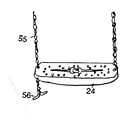 Sears 786722330 swing assembly diagram