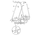 Sears 72233 lawn swing assembly diagram