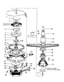 Motor, heater, and spray arm