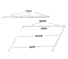 Sears 308772631 frame assembly diagram