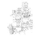 Craftsman 106175180 flywheel and crankcase assembly diagram
