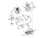 Craftsman 106175180 2 stage 2 cylinder air compressor diagram
